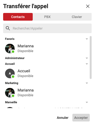 2 Transférer un appel à un autre interlocuteur avec l’application Coms Pro.png