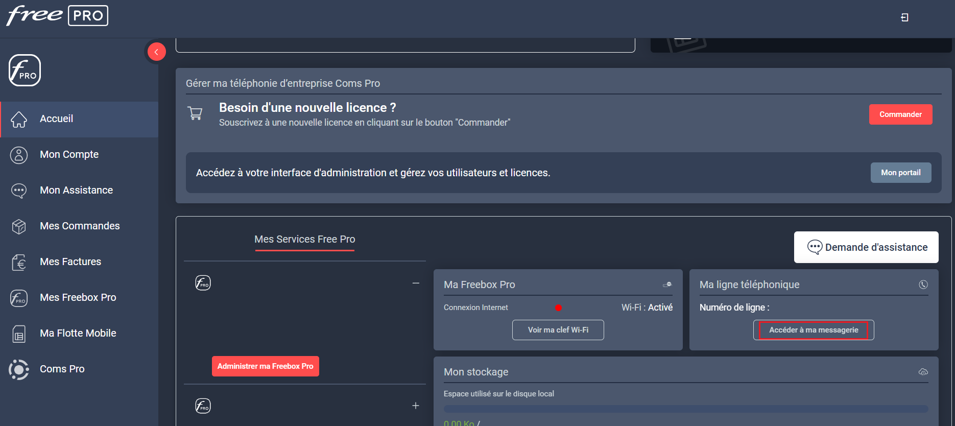 Comment accéder aux services «Messagerie & Fax» de votre ligne Freebox Pro 1.png
